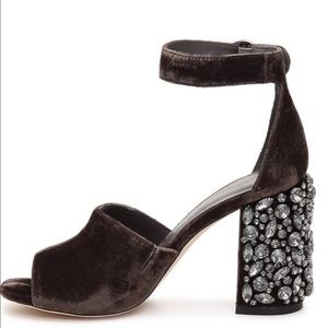 Joie’s Lafayette Embellished Sandal Heel, NEW